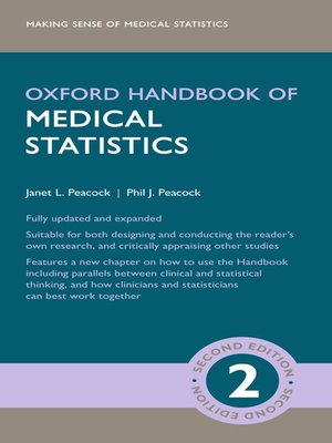 cover image of Oxford Handbook of Medical Statistics